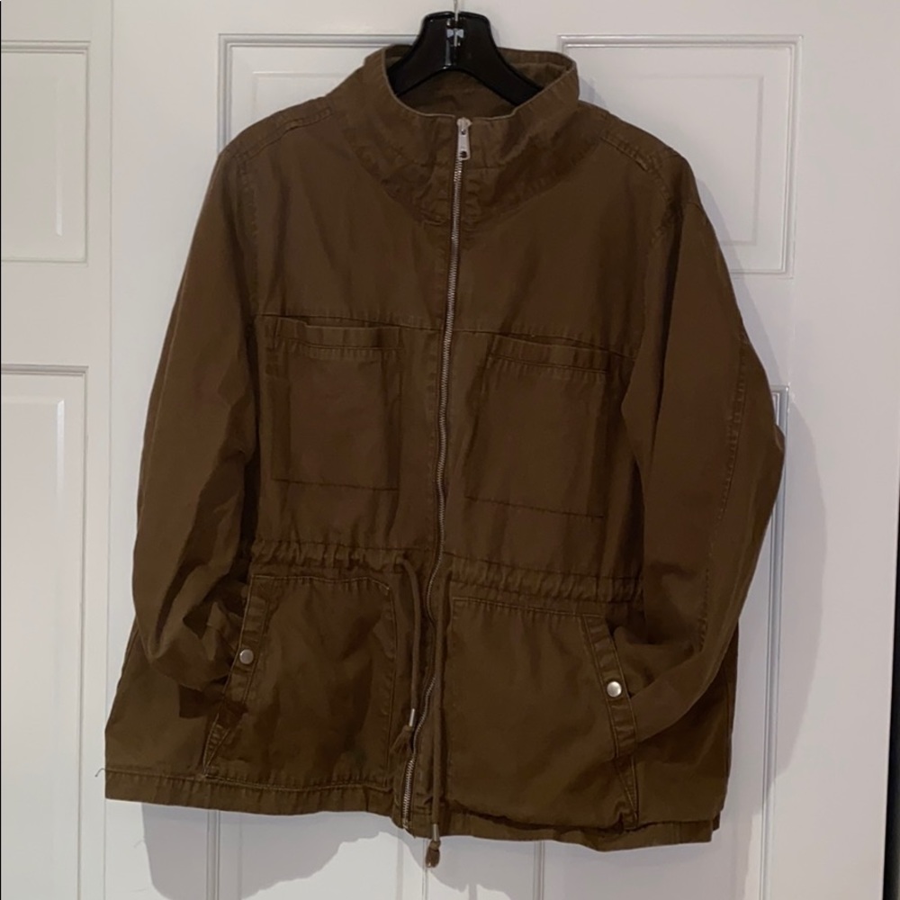 Army green old navy jacket xxl